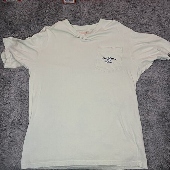 You Matter by Demetrius Harmon Cut & Sew Other - You Matter Adult Shirt Large Green Blue Demetrius Harmon Cut Sew Collection Mens